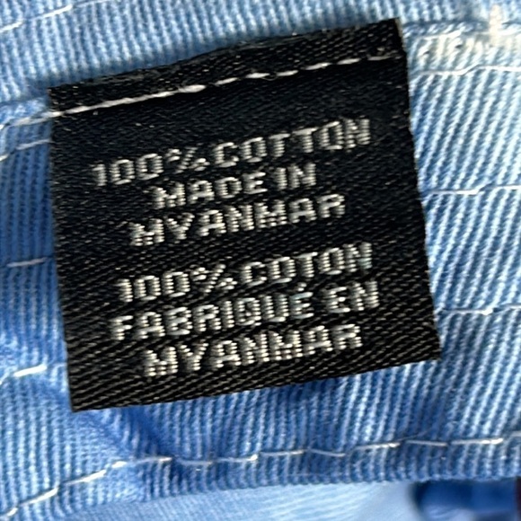 Solid & Striped Blue Bucket Hat - Picture 6 of 7